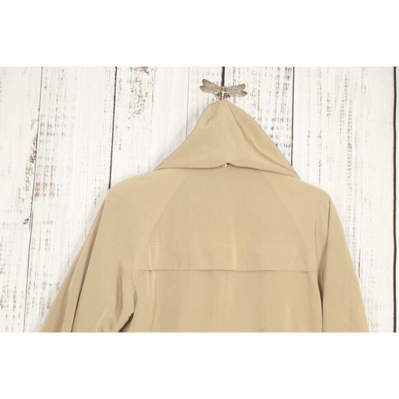 Gallery Brown Rain Weather Resistant Hooded Jacket Size Small - Picture 6 of 11